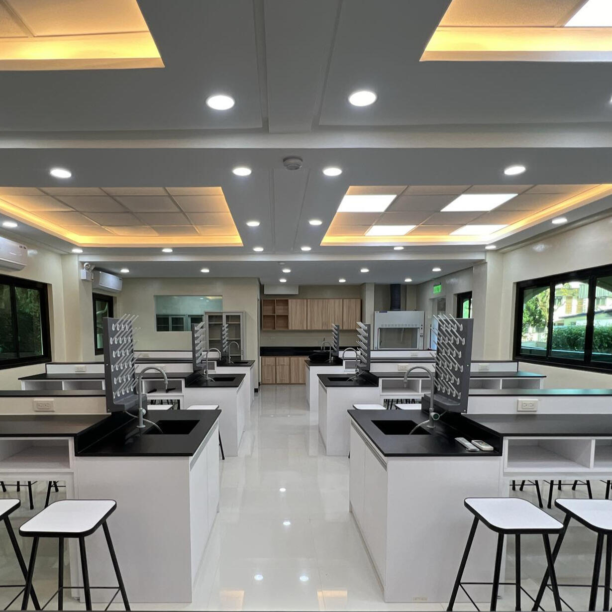 Modern science laboratory construction at Bulacan State University Sarmiento Campus